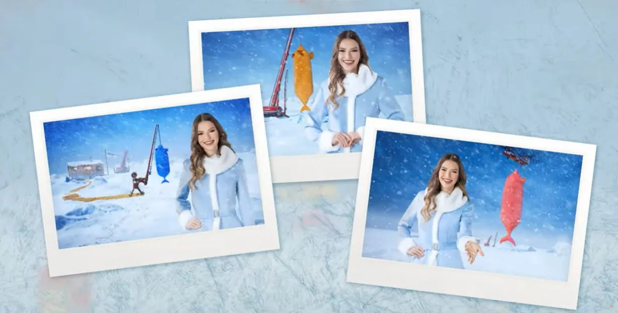 Ice Fishing スタジオ装飾