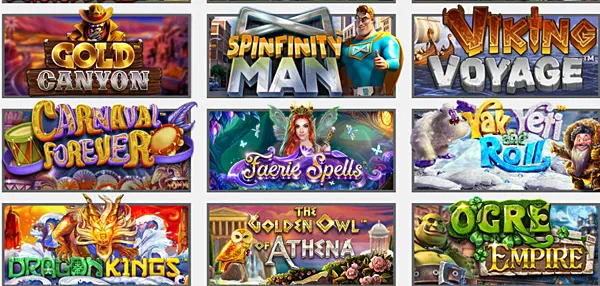 Betsoft SLOTS3 ラインナップ