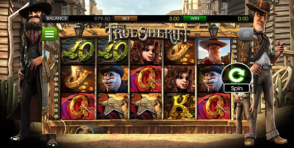 Betsoft Gaming The True Sheriff 3Dスロット