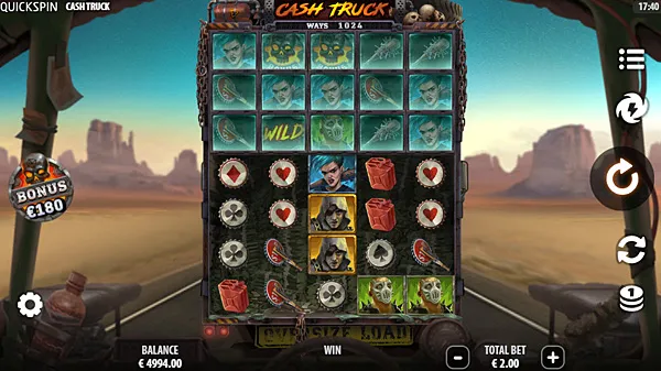 Quickspin Cash Truck スロット