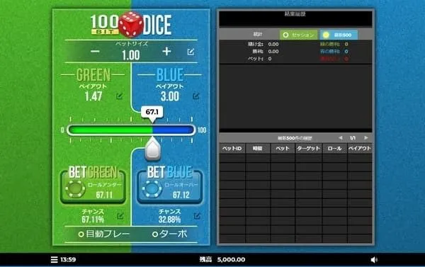 100ビットダイス(100 Bit Dice)